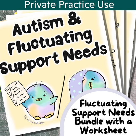 a poster with a picture of a bird and the words autism and fluctating