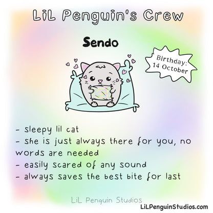 Self-Advocacy Card Pack (Digital) ft. Sendo, the Cat - Personal Use