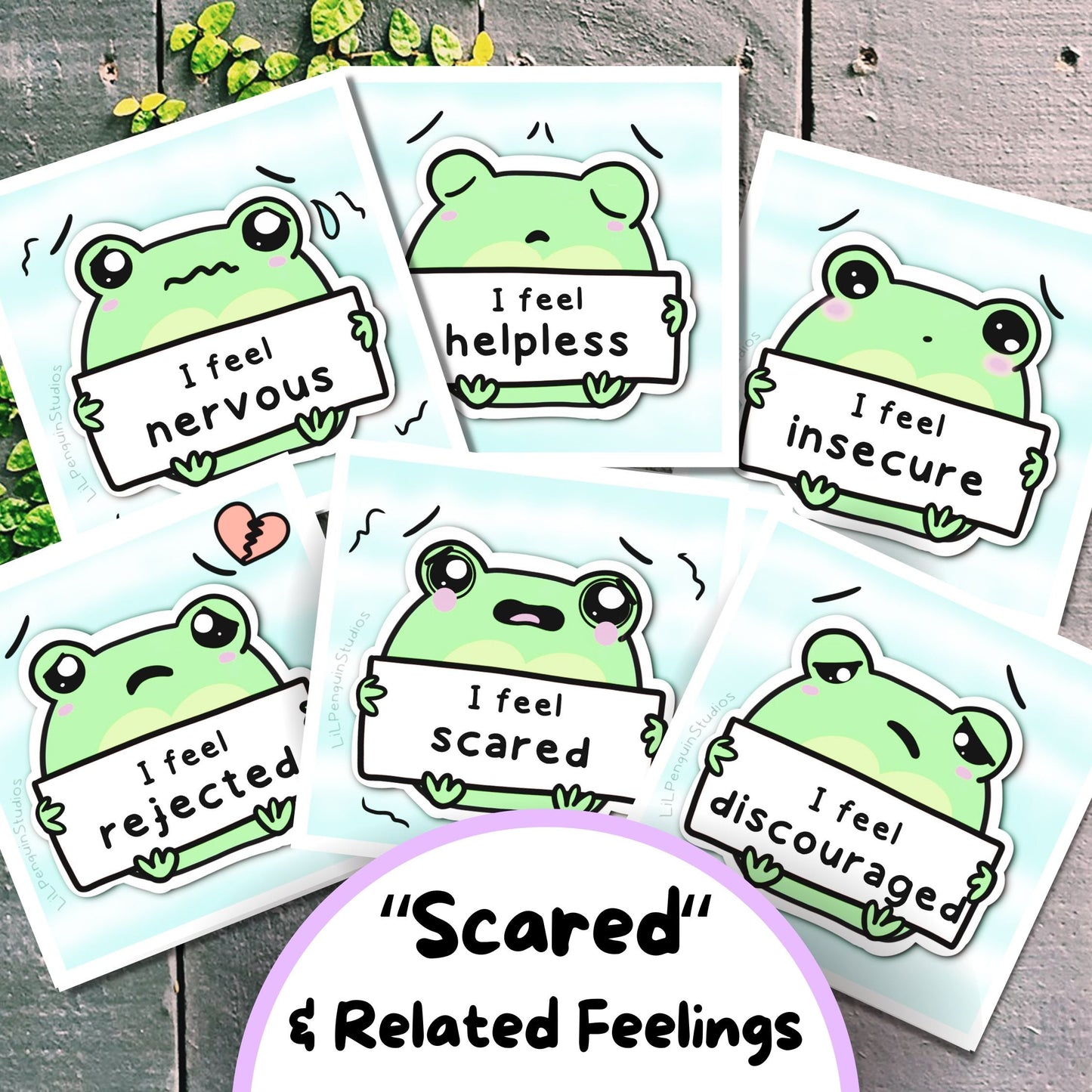 Frog Feelings and Energy Levels Bundle (Digital) - PRIVATE PRACTICE USE