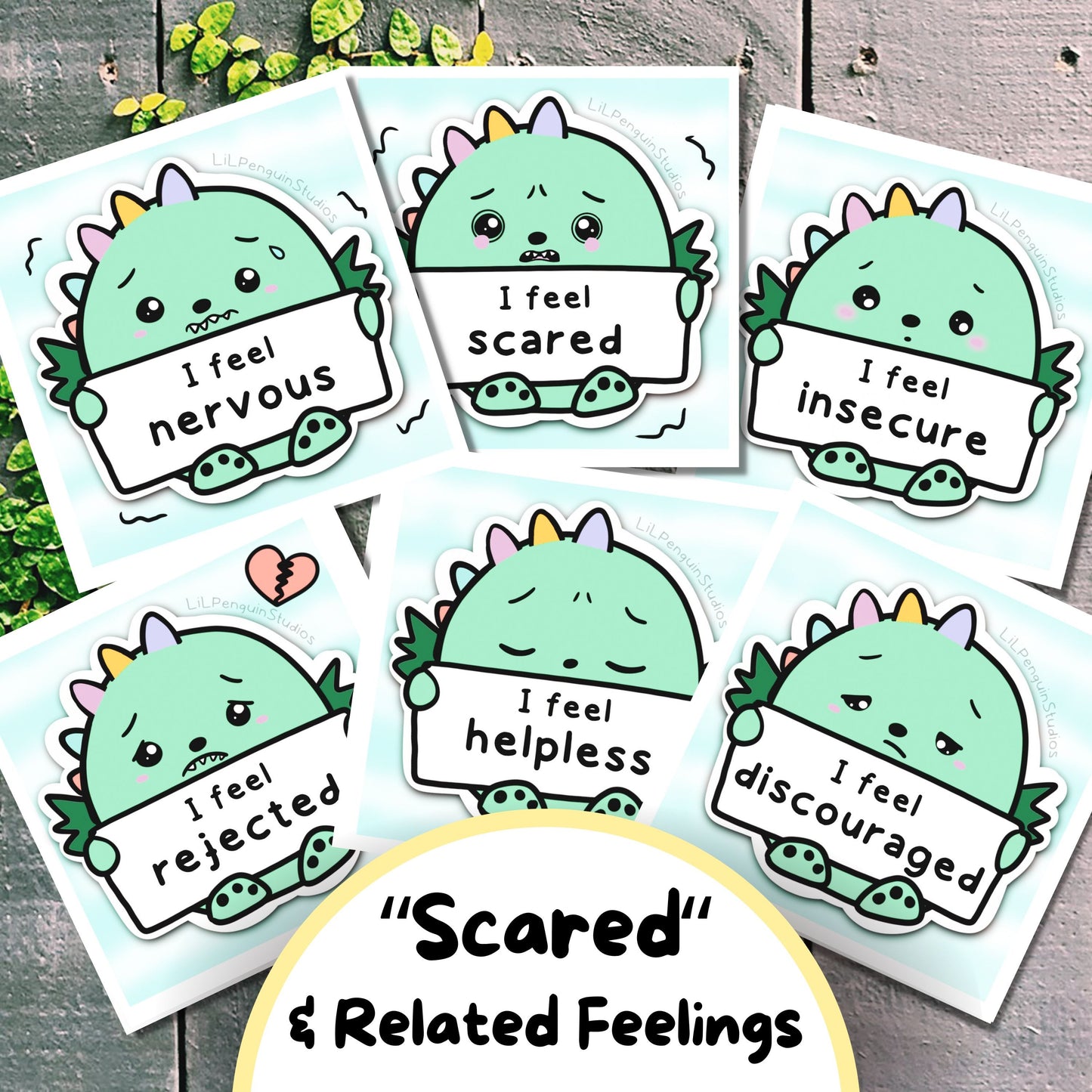 Dino FEELINGS Communciation Cards w/ Energy Levels for Autistic Children and Adults, Autism Worksheet, Dinosaur Emotions Flashcard, Kit, Sensory Overload Aid, Feelings Wheel