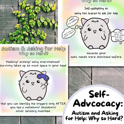Self-Advocacy Card Pack (Digital) ft. Sendo, the Cat - PRIVATE PRACTICE USE