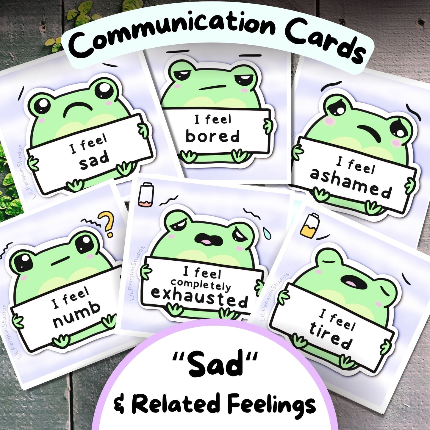 Frog Feelings and Energy Levels Bundle (Digital) - PRIVATE PRACTICE USE