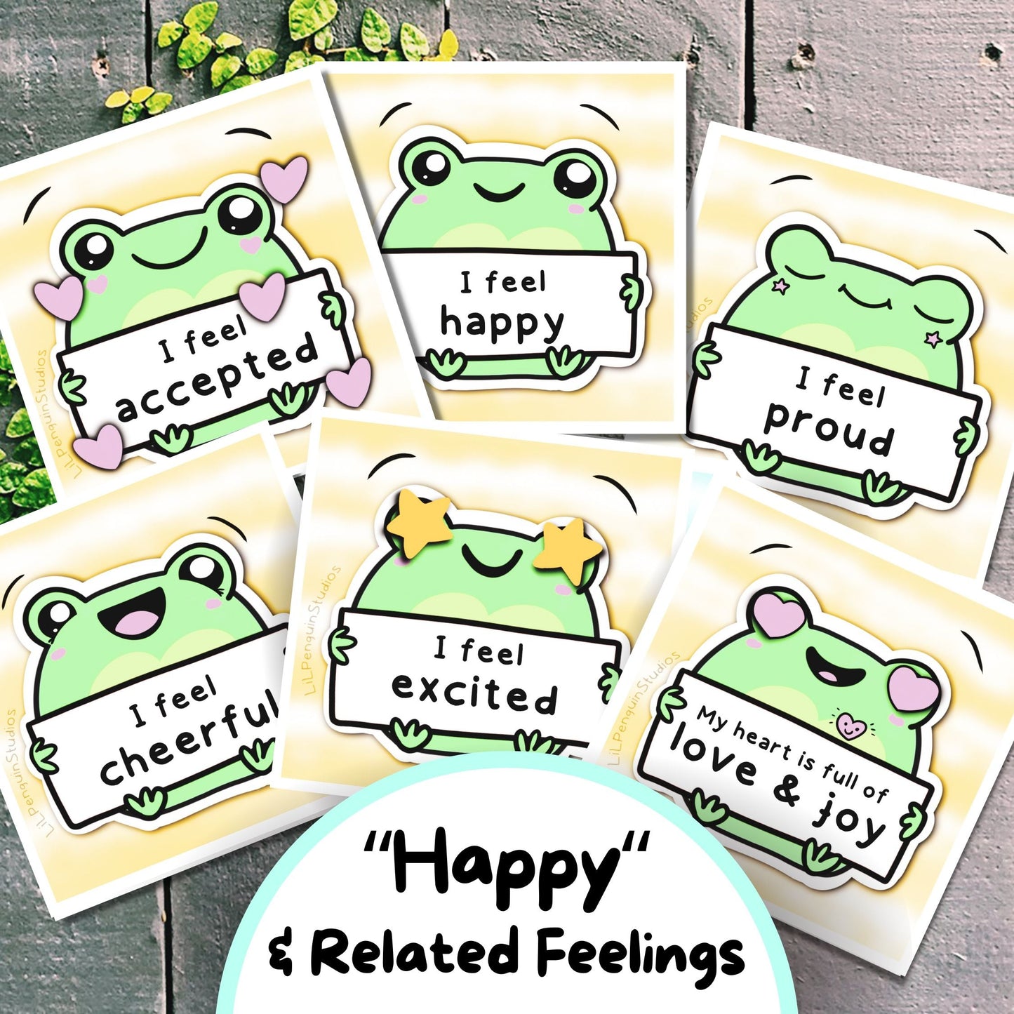 Frog Feelings and Energy Levels Bundle (Digital) - PRIVATE PRACTICE USE