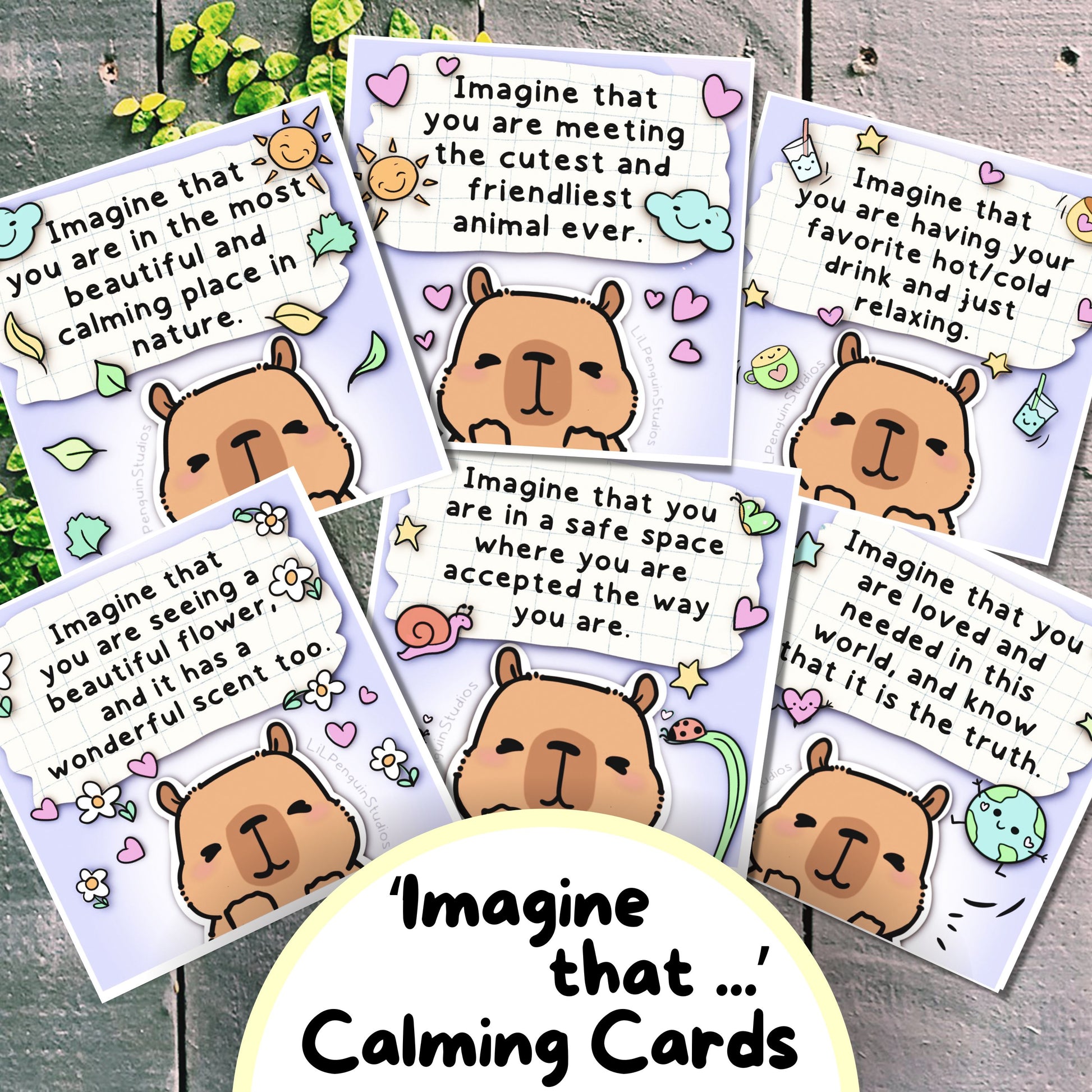 Capybara Autism Calming Kit, Autistic Meltdown Prevention, Burnout Recovery, Anxiety Relief Cards, ADHD Printable, Therapist Print, ASD PDF