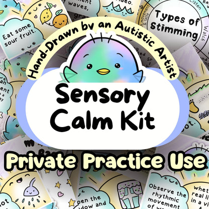 Sensory Calm Kit - with PRIVATE PRACTICE USE Licence