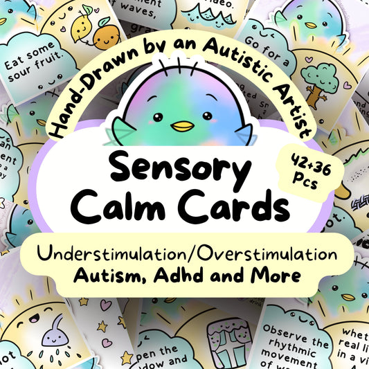 Sensory Cards for Overstimulation/ Understimulation (Autism/ ADHD and More)