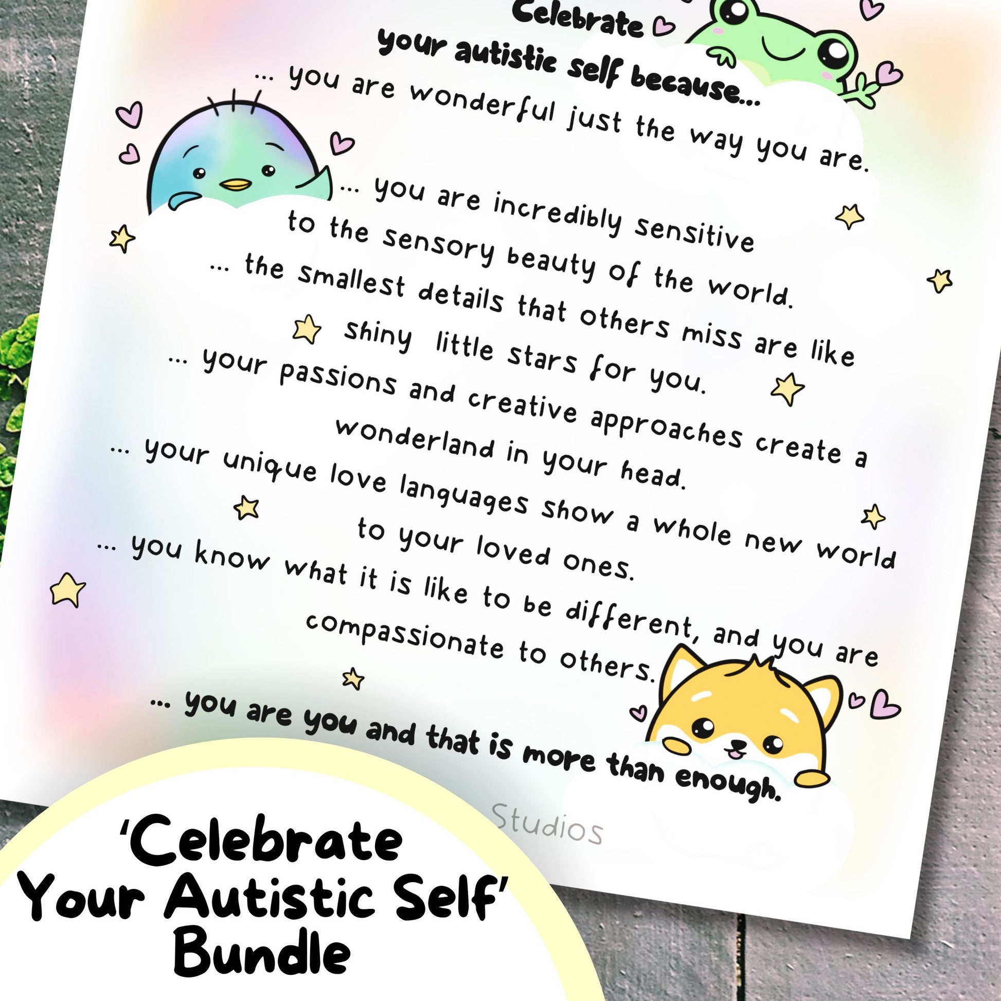 15 Autism Zines Mega Bundle, Printable Therapy Worksheets, Neurodiversity Poster, Unmasking Autism, Burnout, Meltdown, Self-Care, Masking, Penguin Autism Support Kit for autistic adults and kids, parents, teachers, caregivers and therapists