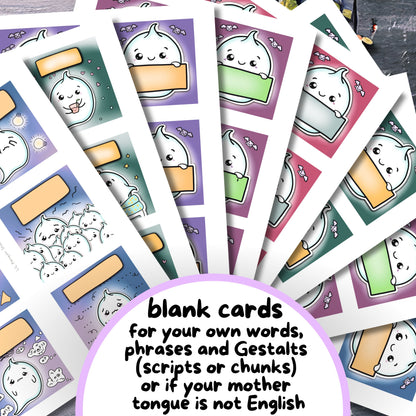 Ghost Communication Cards, Halloween PDF Autistic Affirmations, Non Speaking Adult Kit, Anxiety ADHD Autism Download, Selective Mutism Print