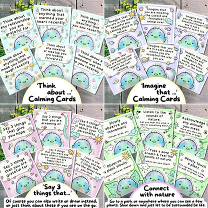 Autism Calm Corner Bundle (Autistic Coloring Book, Feelings Flashcards, Energy Levels, Grounding, Affirmations) - PRIVATE PRACTICE USE