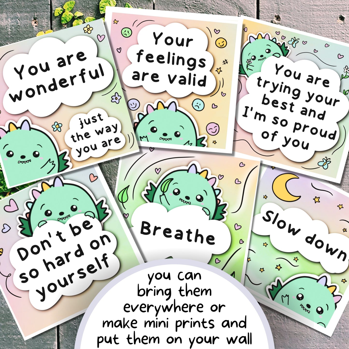 Dino Lover Autism MEGA BUNDLE (Communication Cards, Affirmations, Feelings and Energy Levels))