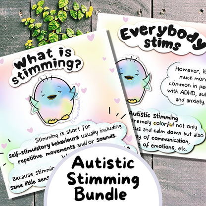 15 Autism Zines Mega Bundle, Printable Therapy Worksheets, Neurodiversity Poster, Unmasking Autism, Burnout, Meltdown, Self-Care, Masking, Penguin Autism Support Kit for autistic adults and kids, parents, teachers, caregivers and therapists