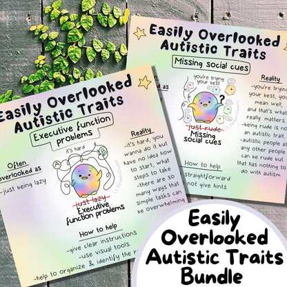 15 Autism Zines Mega Bundle, Printable Therapy Worksheets, Neurodiversity Poster, Unmasking Autism, Burnout, Meltdown, Self-Care, Masking, Penguin Autism Support Kit for autistic adults and kids, parents, teachers, caregivers and therapists